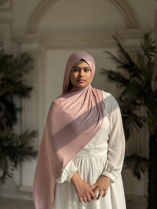 Jersey Premium Scarf – Blush Pink
