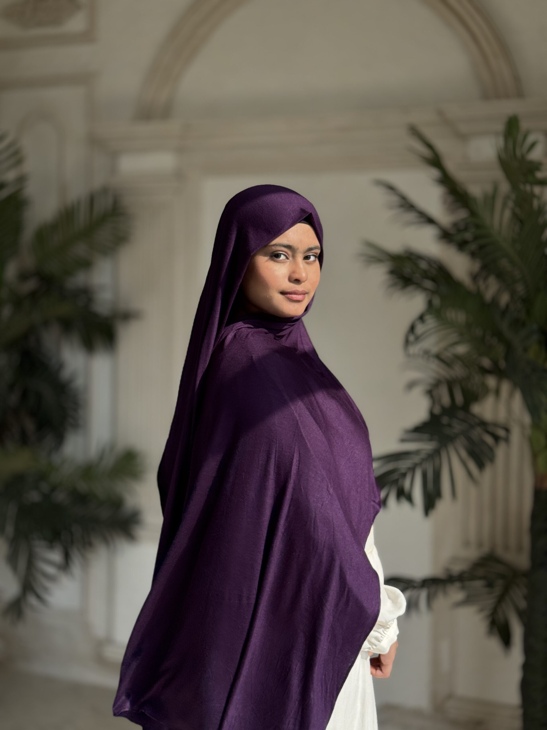Jersey Premium Scarf – Royal Plum