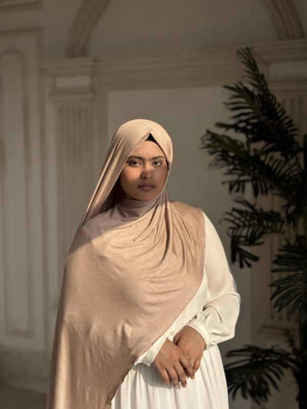 Jersey Premium Scarf – Sand Beige