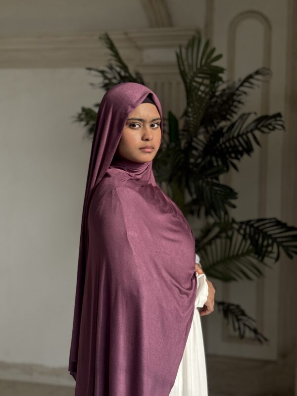 Jersey Premium Scarf – Mauve Plum