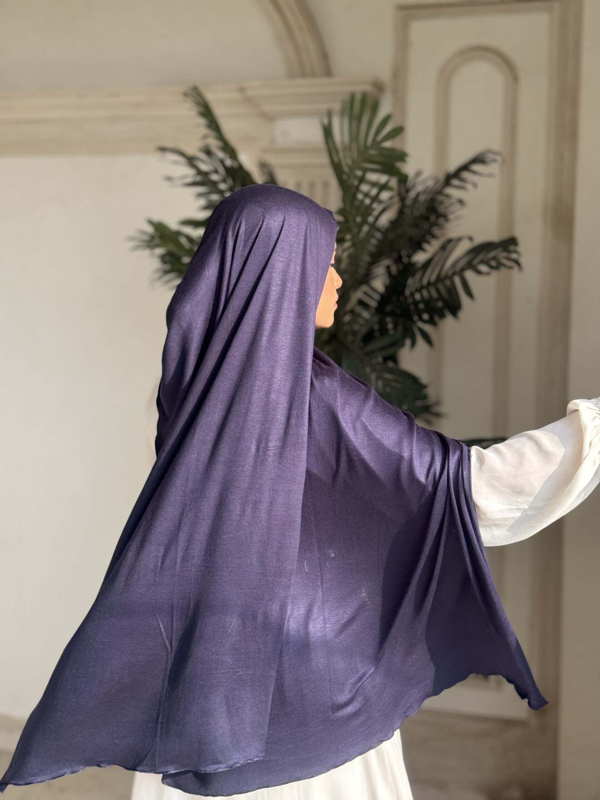 Jersey Premium Scarf – Royal Violet - Image 3