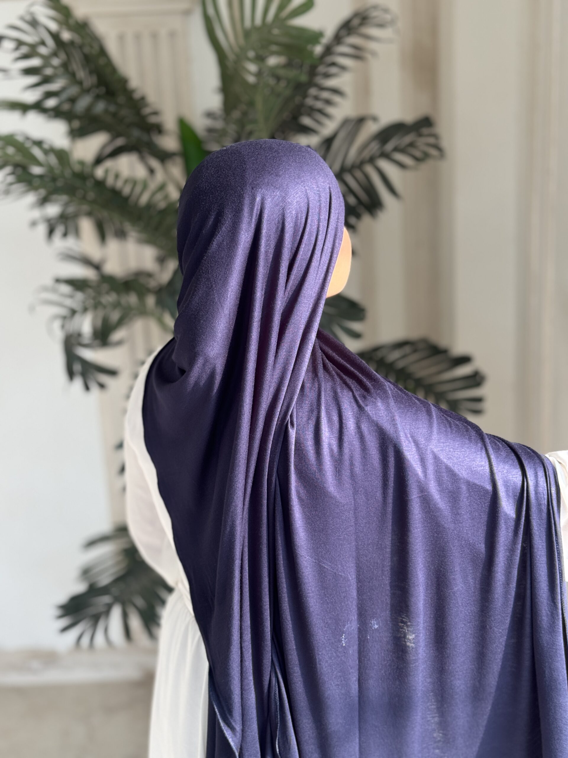 Jersey Premium Scarf – Royal Violet - Image 4