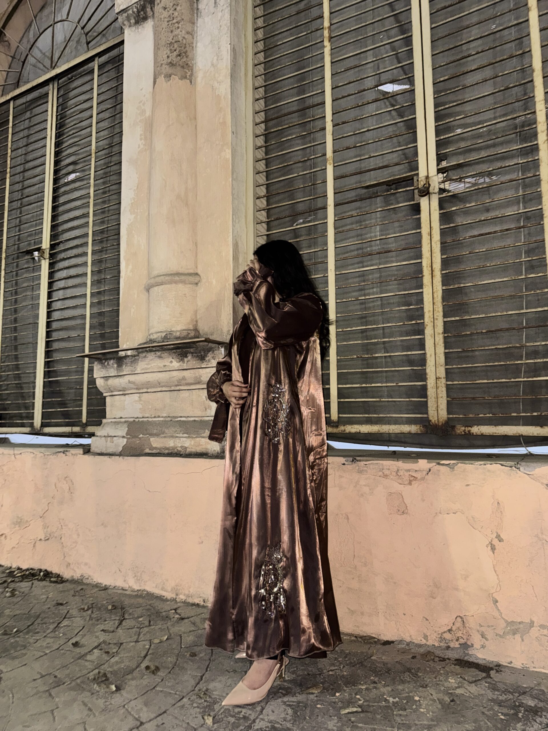 Abida Luxury Abaya – Cocoa Noir - Image 7