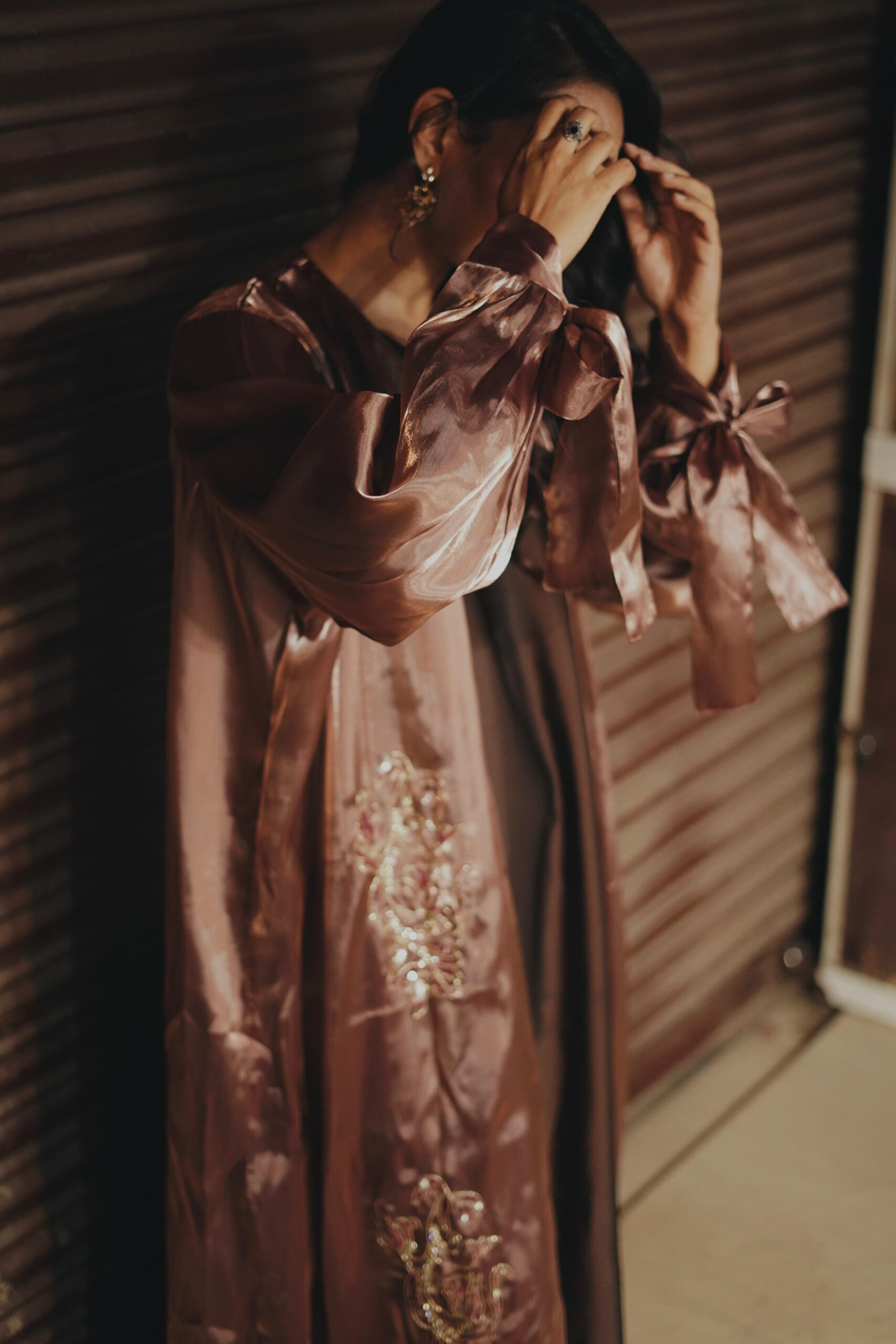 Abida Luxury Abaya – Cocoa Noir - Image 5