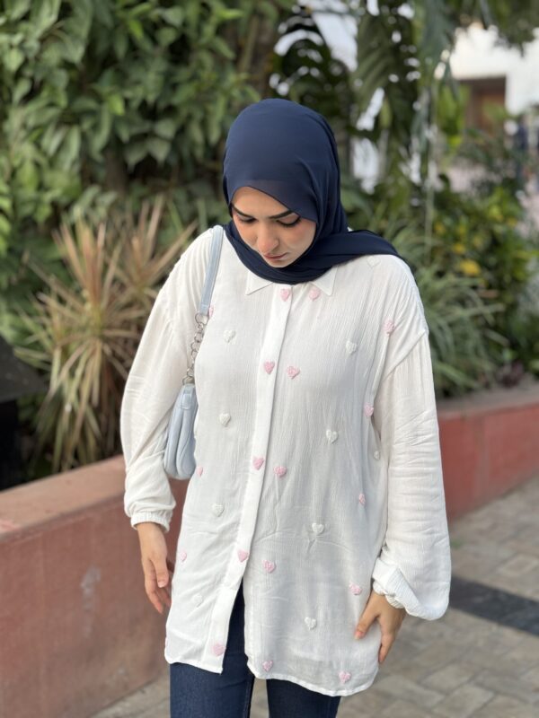 White Handwork Shirt