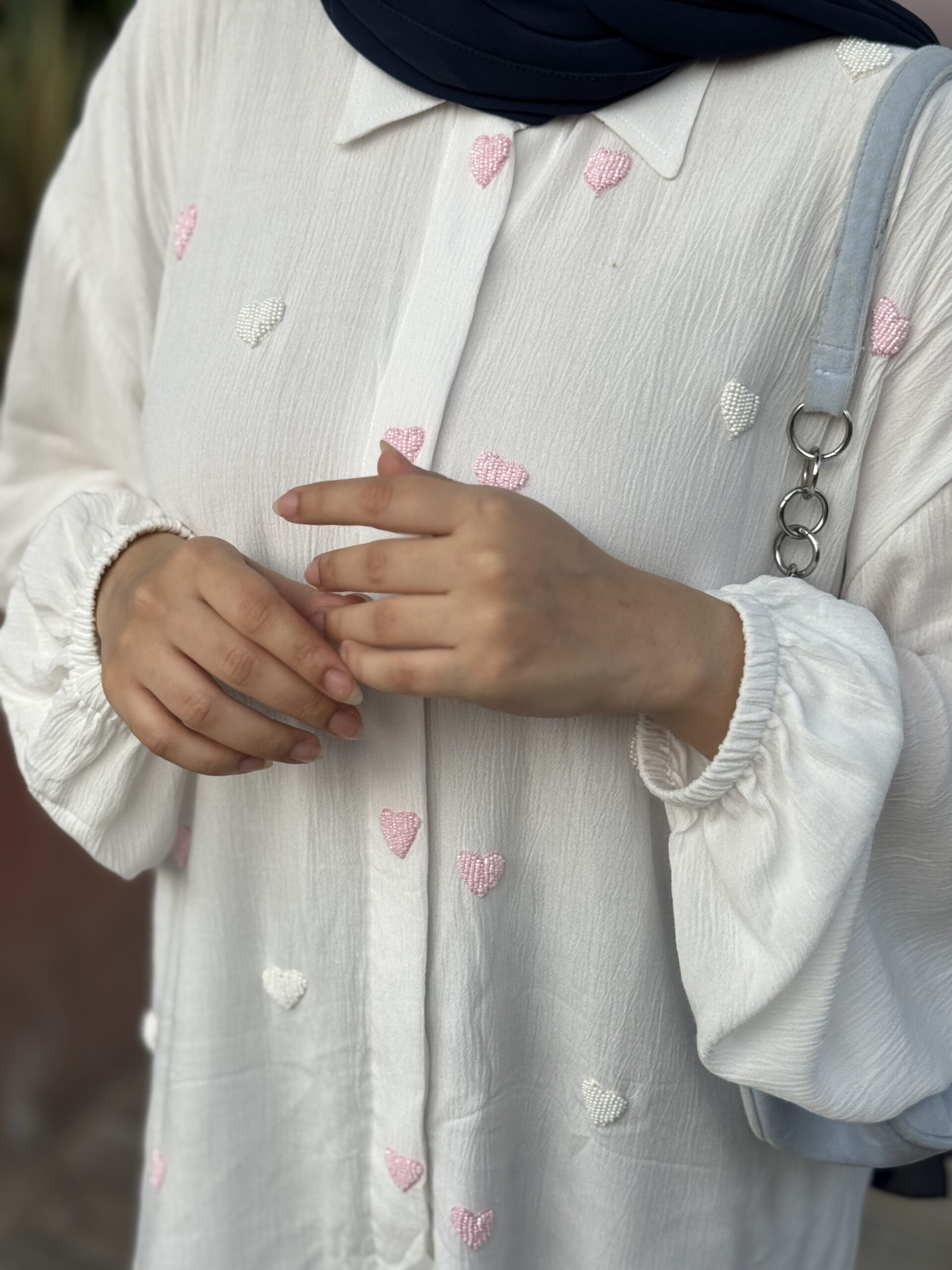 White Handwork Shirt - Image 2