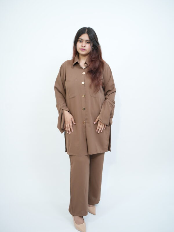 Timeless Co-Ord Set – Mocha Brown