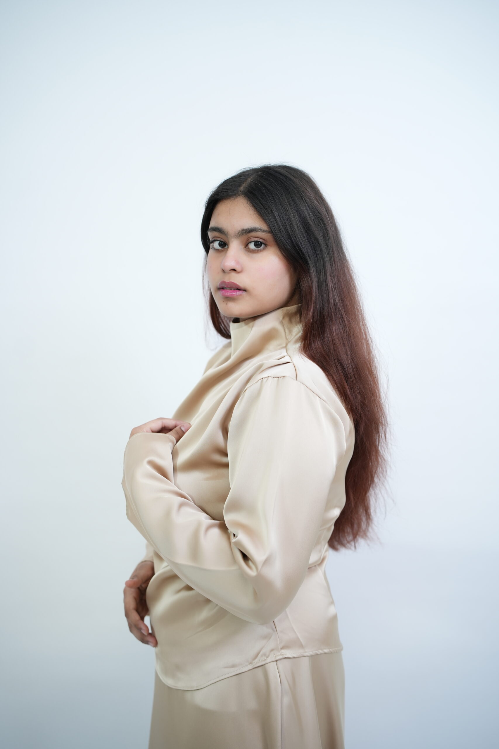 Satin Top – Champagne - Image 3