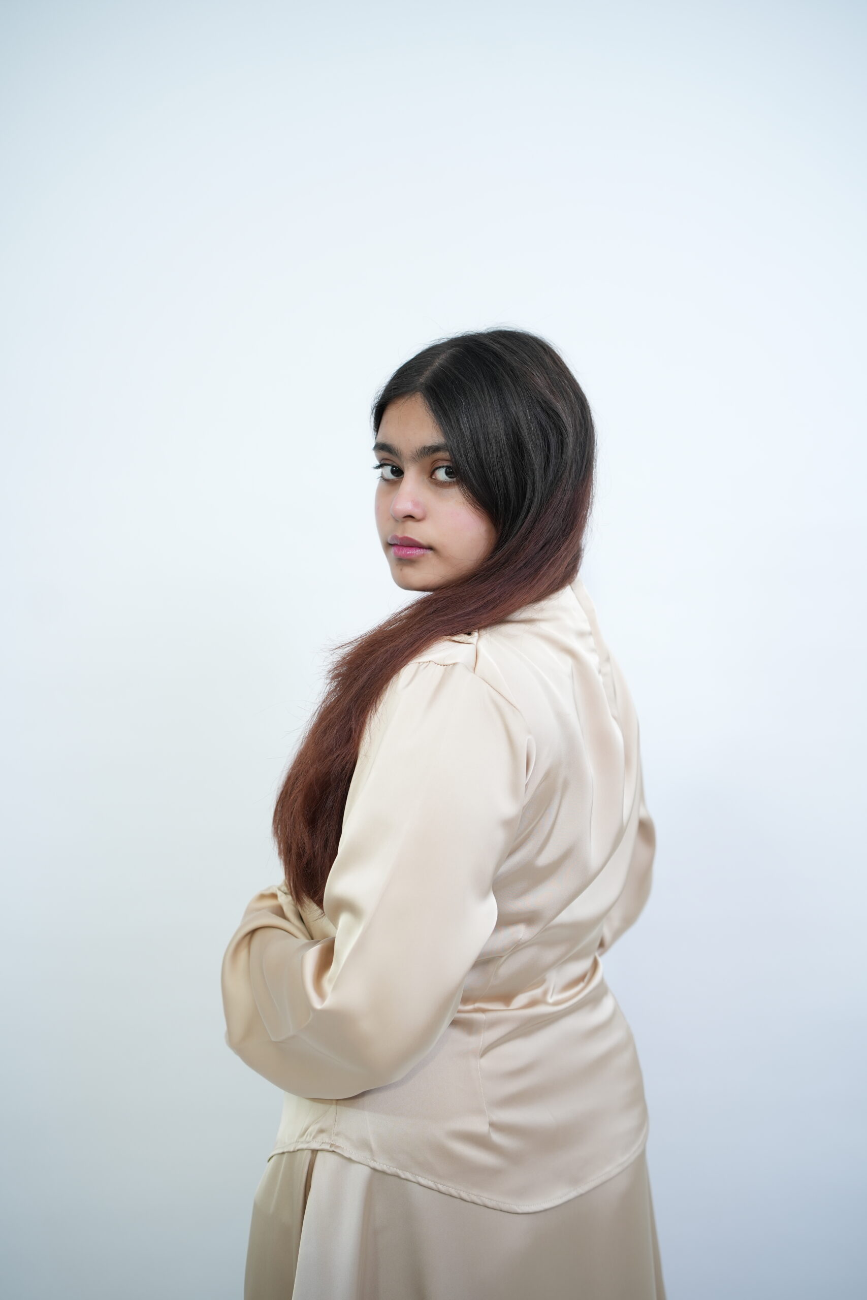 Satin Top – Champagne - Image 2