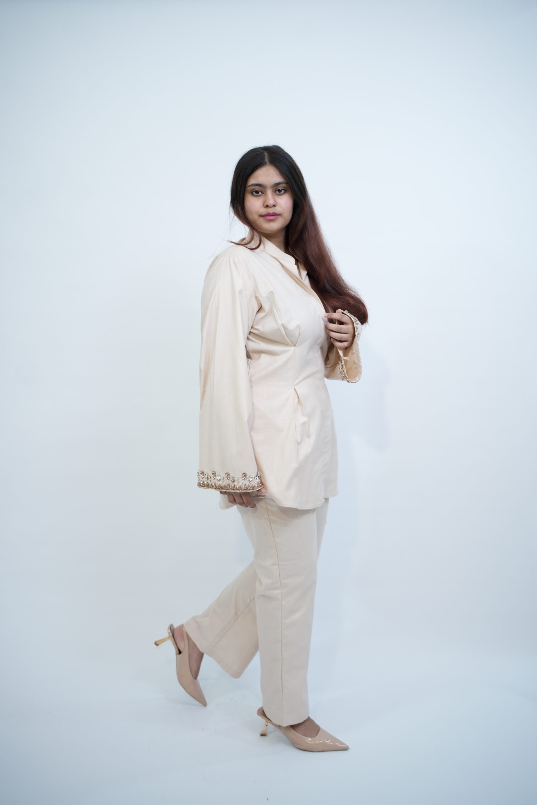 Aurelia Co-ord Set – Rose Gold