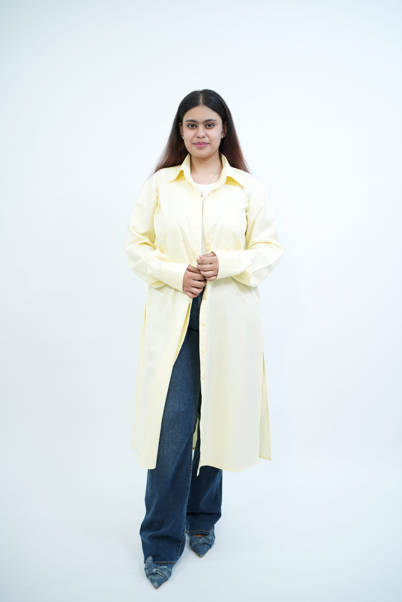 Long Shirt – Butter Yellow