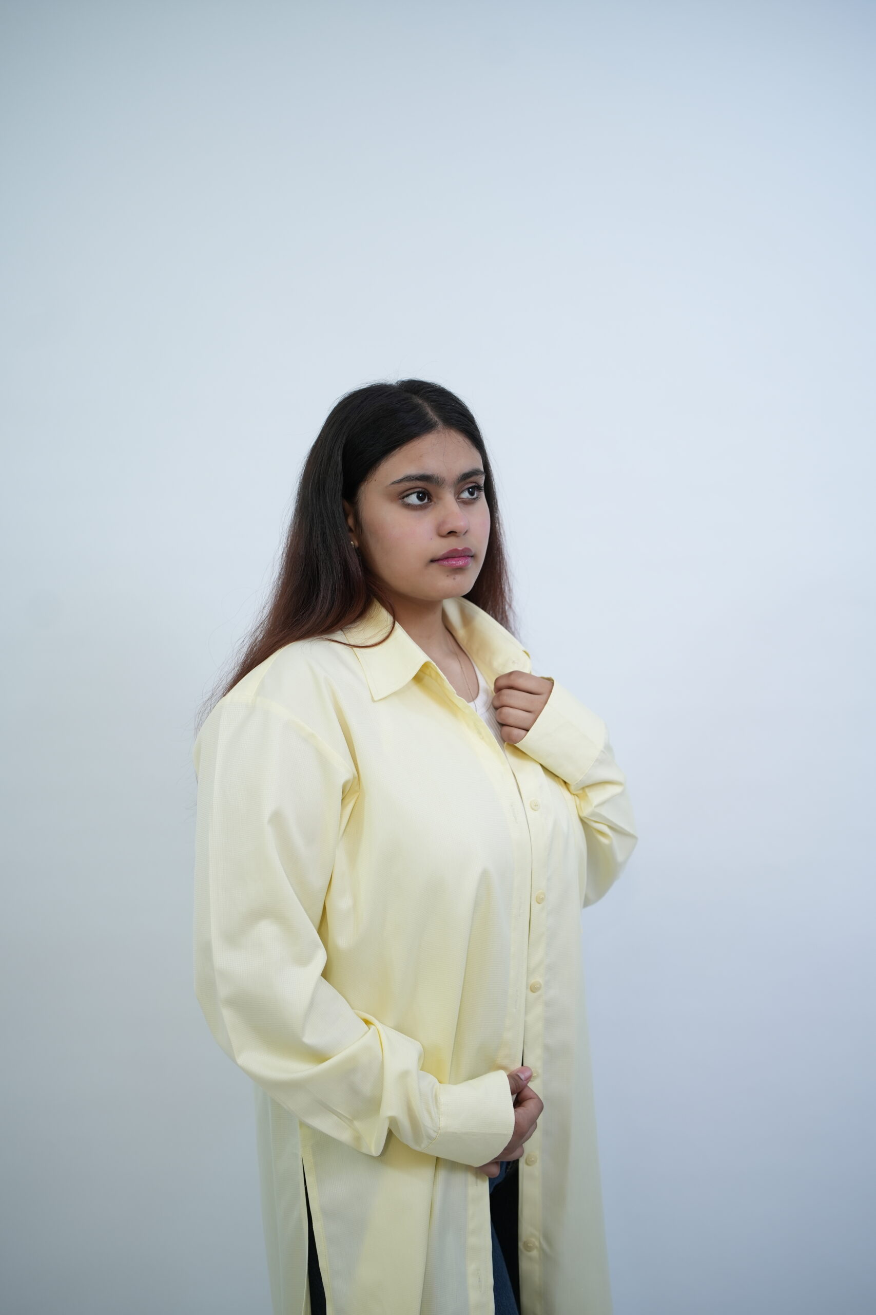 Long Shirt – Butter Yellow - Image 2