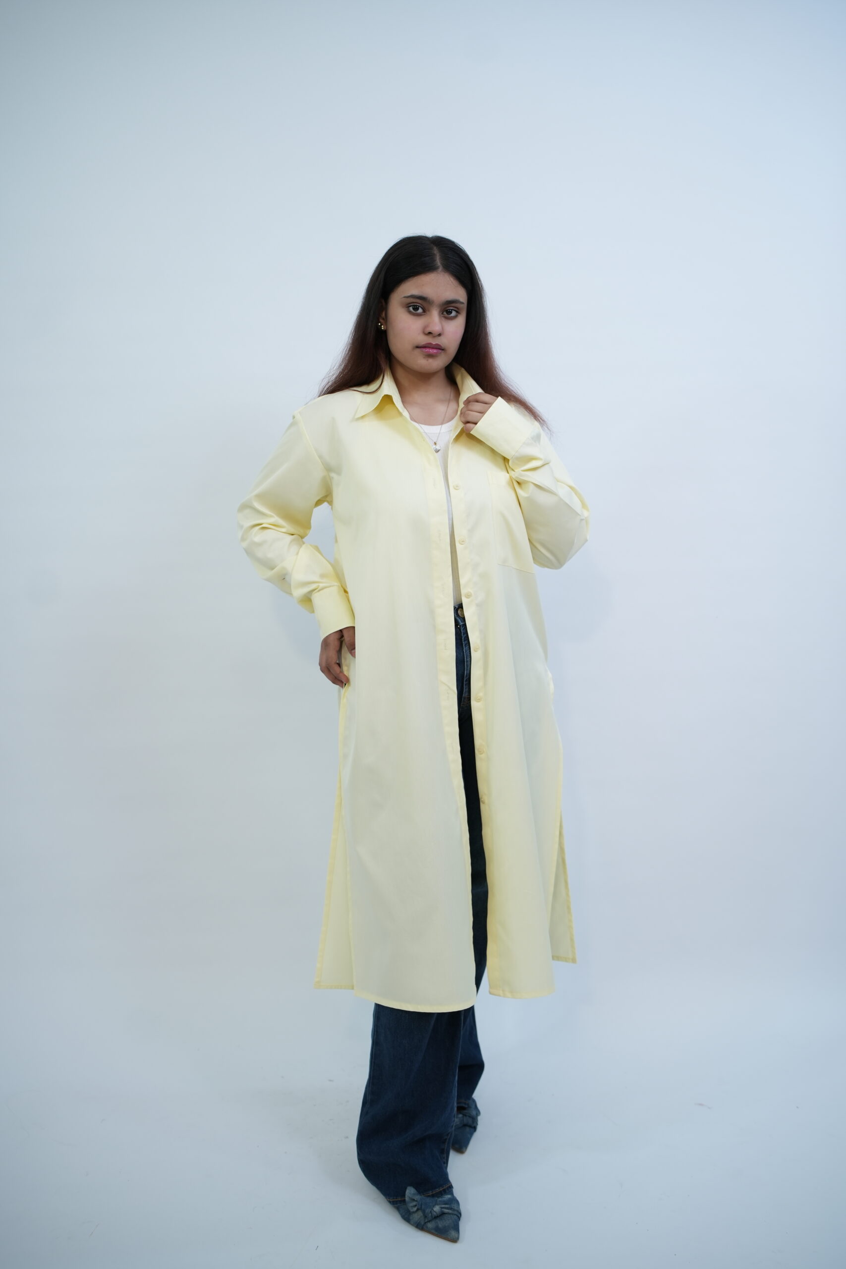 Long Shirt – Butter Yellow - Image 5