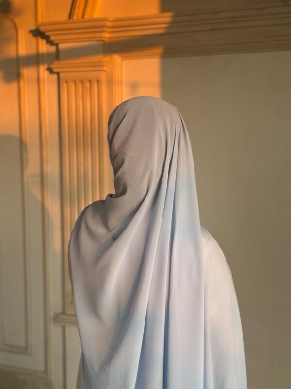 Premium Chiffon Scarf – Powder Blue