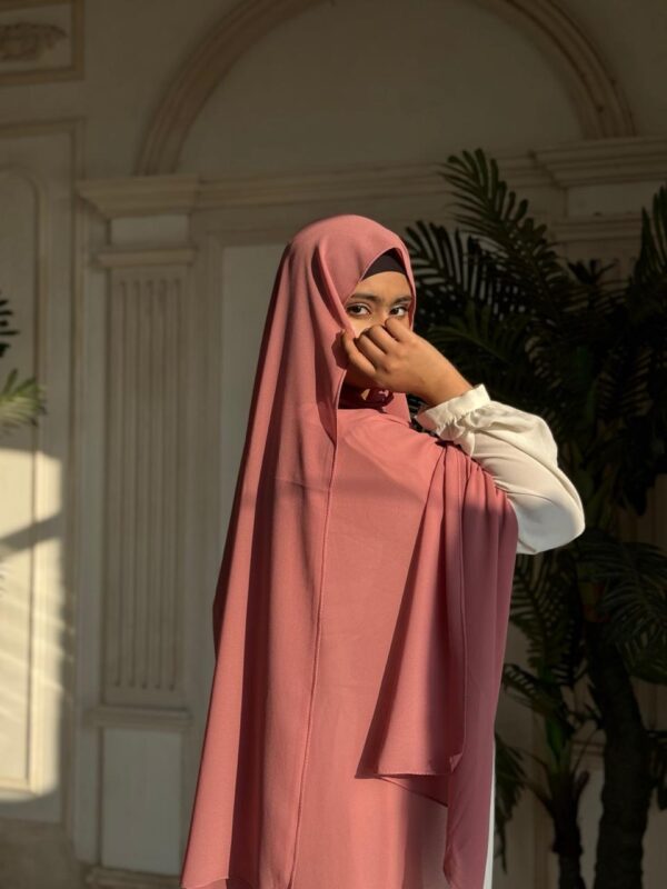 Premium Chiffon Scarf – Dusty Rose