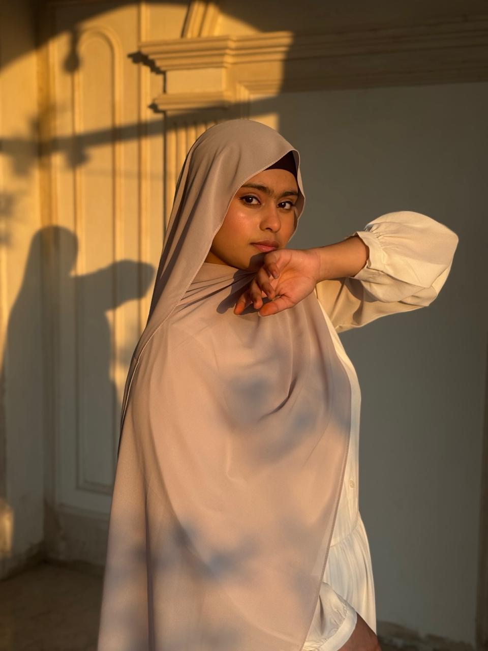 Premium Chiffon Scarf – Soft Lilac