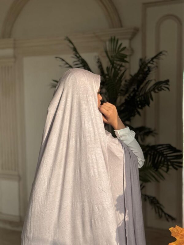 Jersey Premium Scarf – Pearl Grey