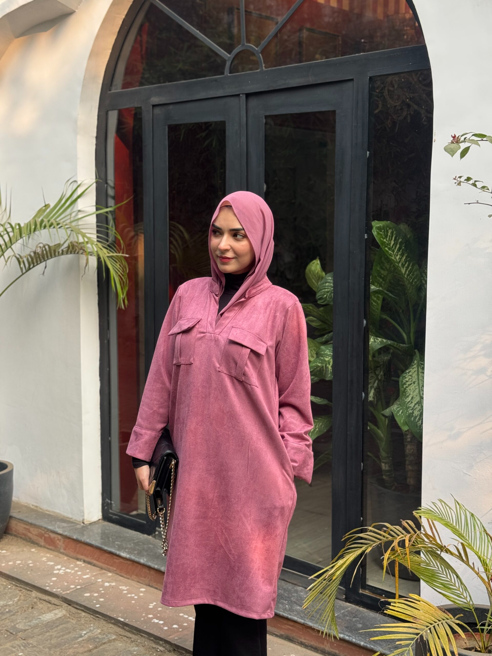 Elara Tunic – Pink - Image 2