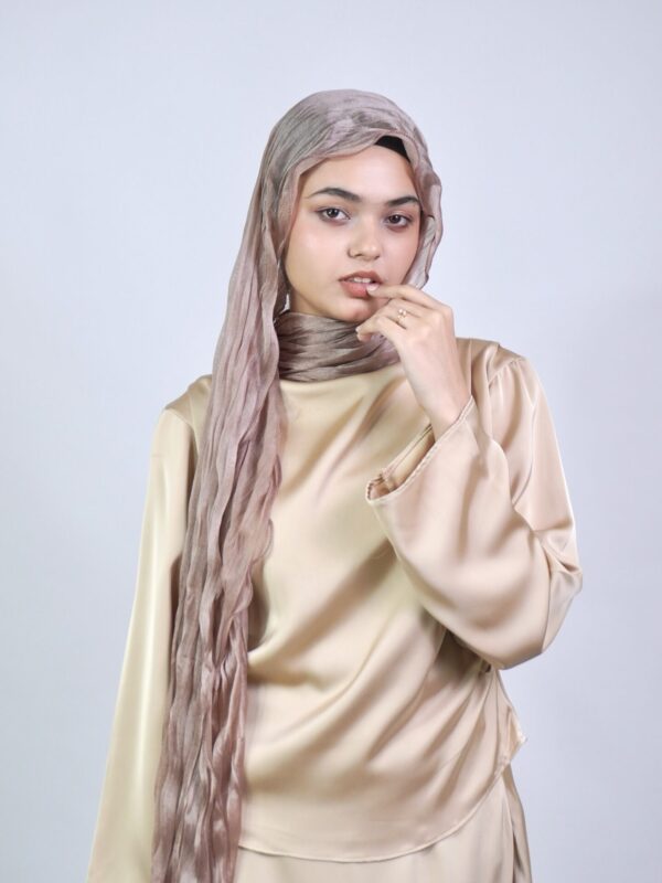 Curly Scarf – Purple