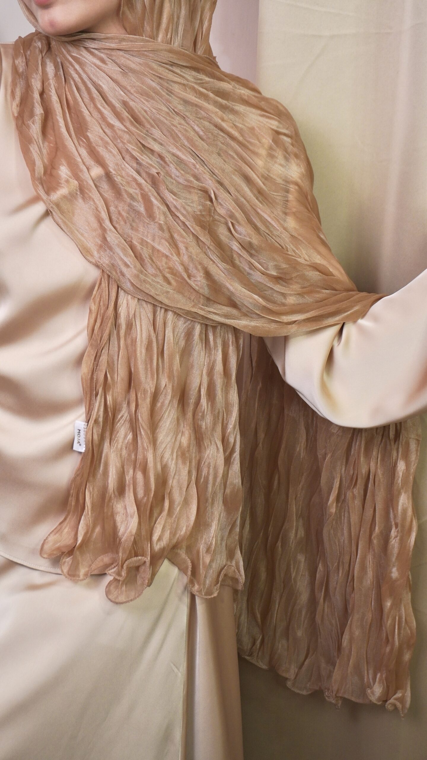 Curly Scarf – Copper - Image 3