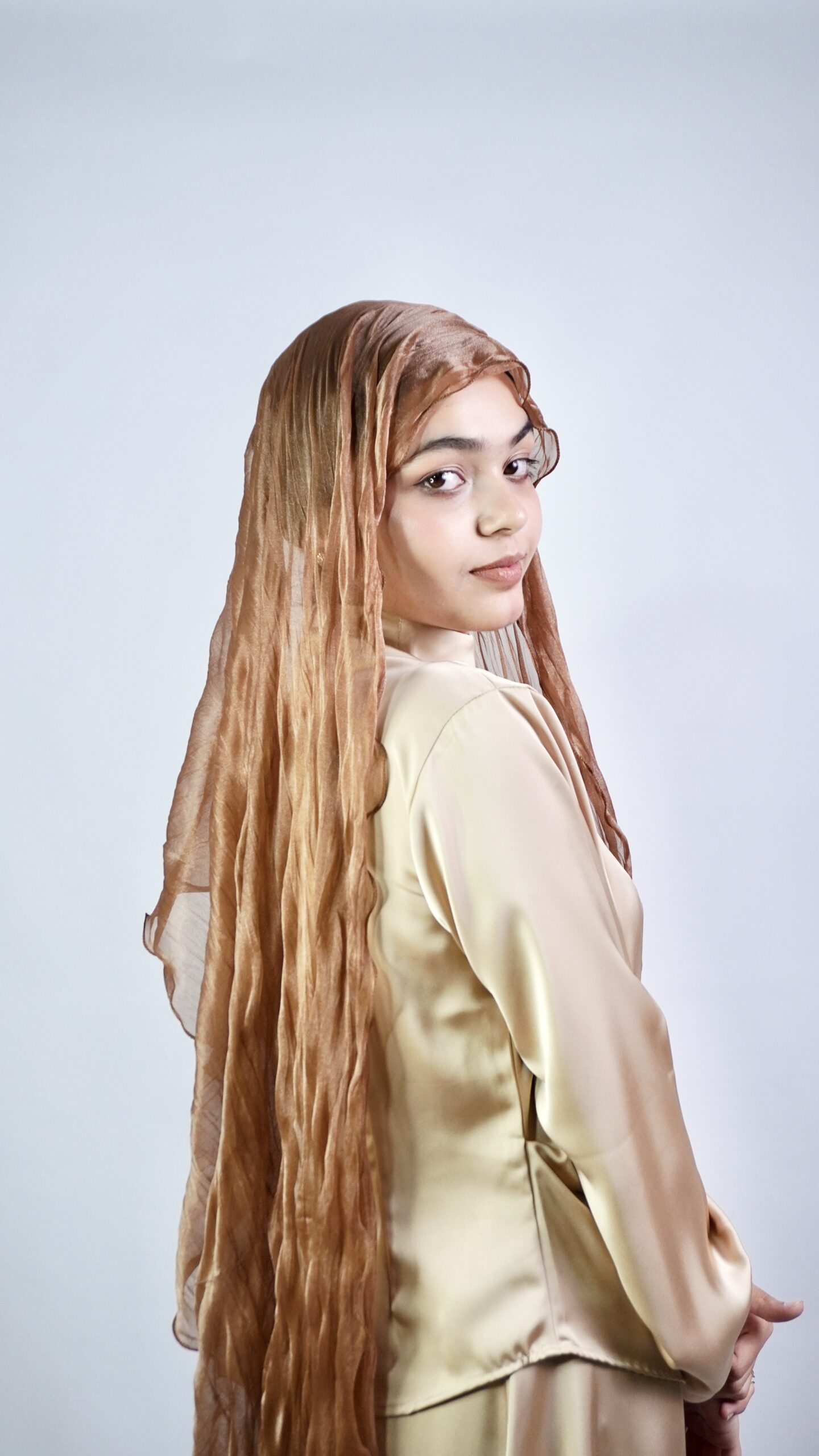 Curly Scarf – Copper