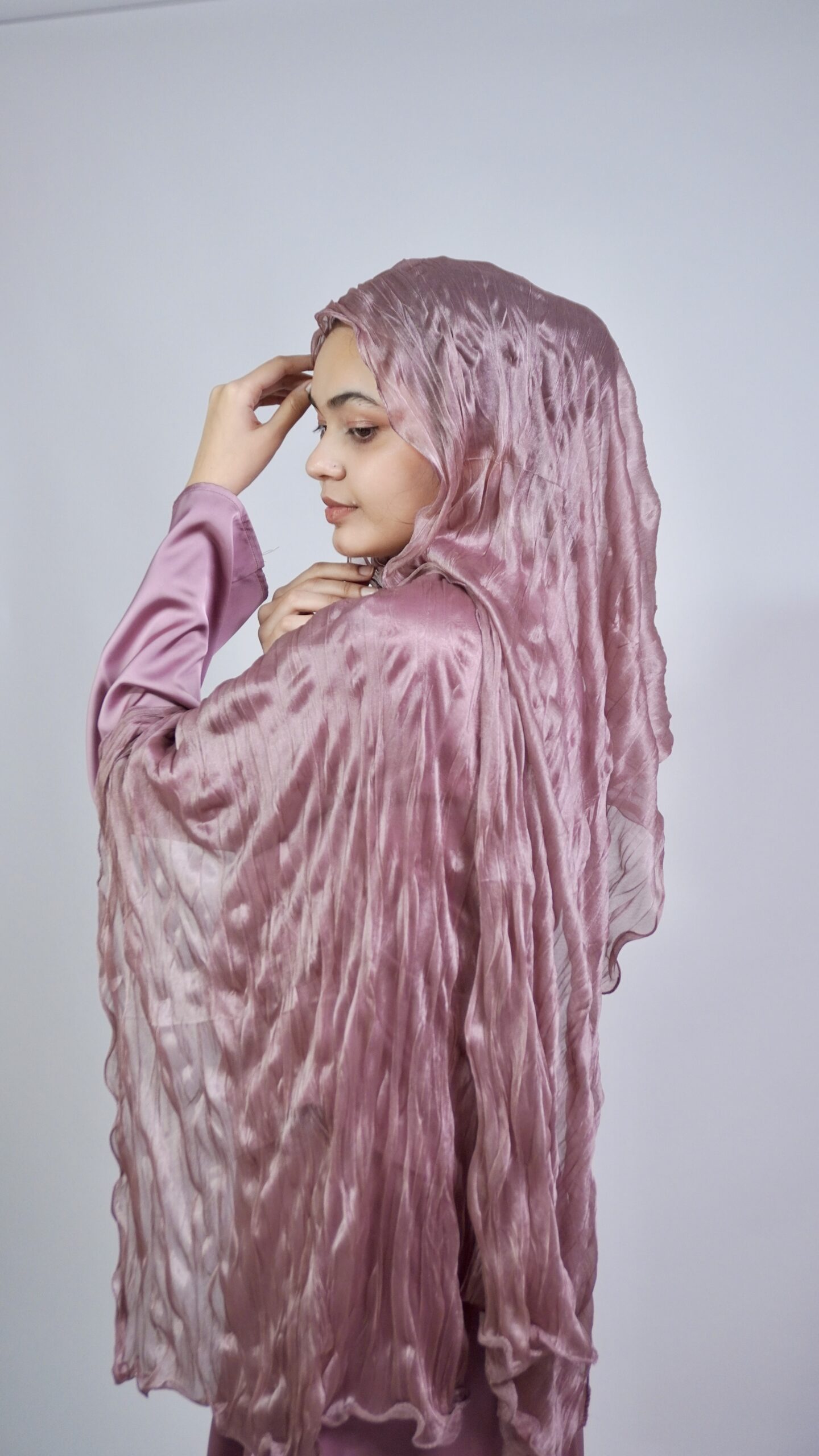 Curly Scarf – Pink