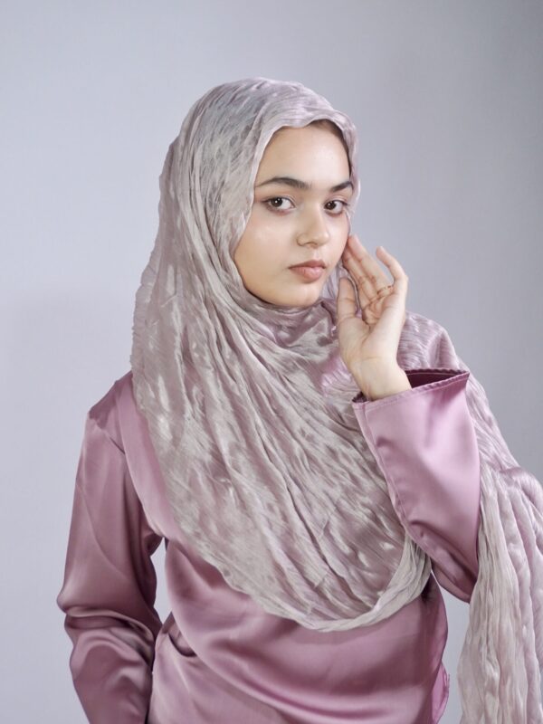 Curly Scarf – Mauve