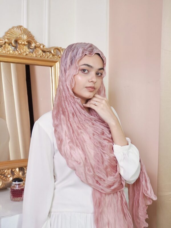 Curly Scarf – Peach