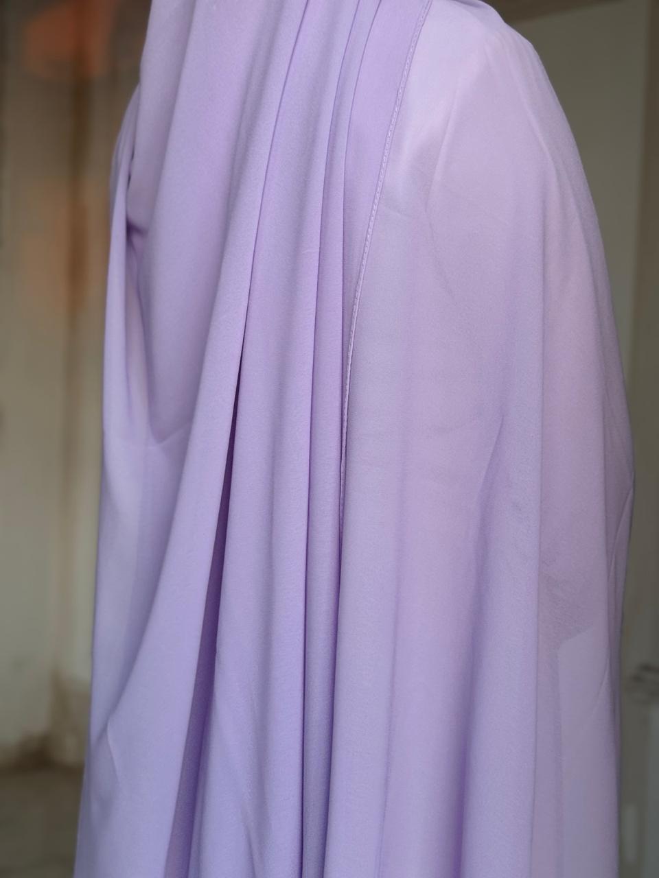 Premium Chiffon Scarf – Purple - Image 2