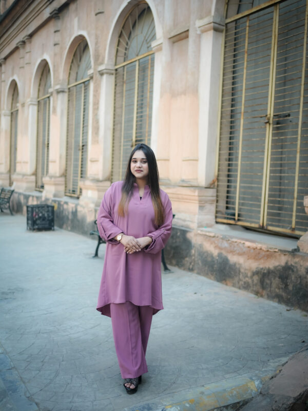 Pink co ord set for women by Sajaf