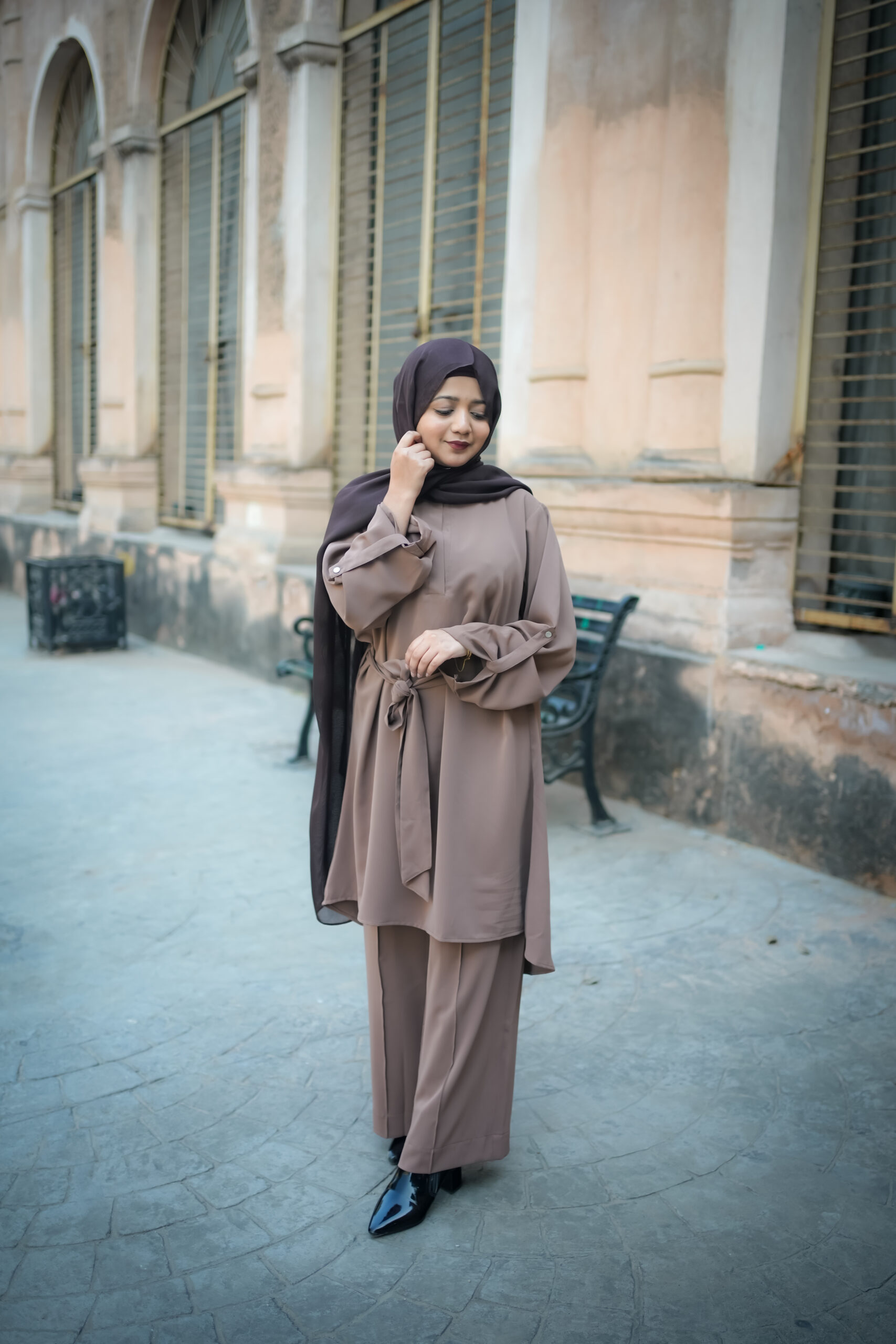 Everyday Co-ord Set – Brown - Image 4